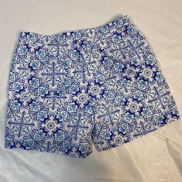Hill House Unisex sz L The Leo Short Blue Mosaic - Picture 7 of 11